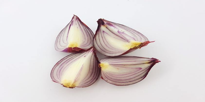 unsplash. sliced onions